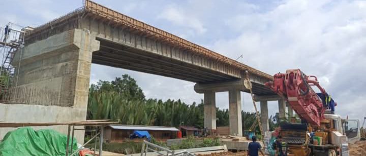 Progres Pembangunan Jembatan Sei.Nibung